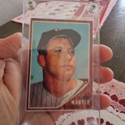 Mickey Mantle '62 Topps Baseball Card 