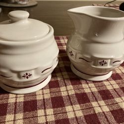 Longaberger Creamer Set