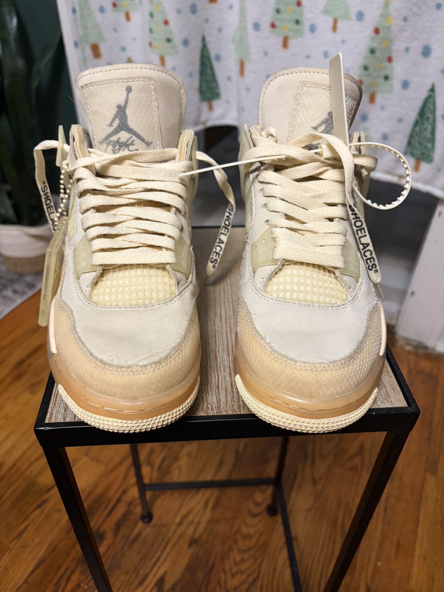 Jordan 4 Off White Sail