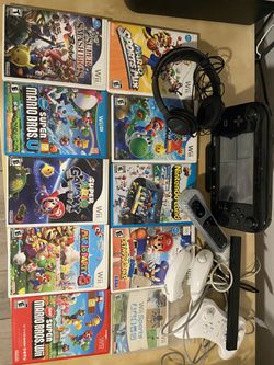 Wii U bundle with games and more !!! Like new