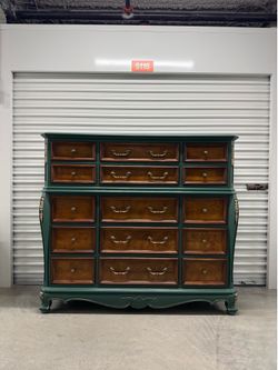 🚨Free Delivery Solid Wood Dresser - 15 Drawers