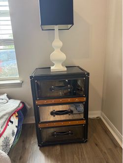 Pair of 2 Industrial Style Bedside Tables