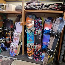 Snowboard With Bindings 