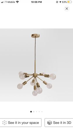 Menlo asterisk ceiling light- project 62