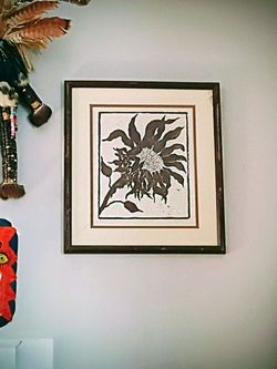 Woodcuts R .Weber 1976 corn #7