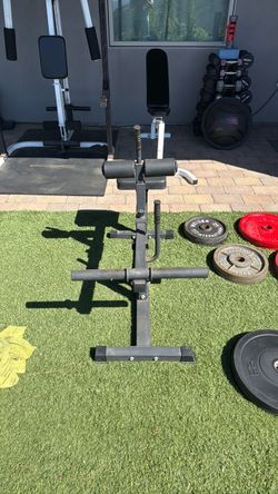 Titan Fitness seated calf machine.
