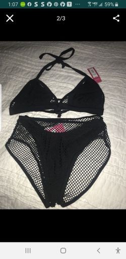 NEW BLACK MESH BIKINI