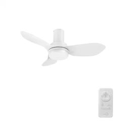 Carro Daisy II 36 in. Dimmable LED Indoor White Smart Ceiling Fan