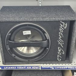 Phoenix Gold 12" Sub With Amp. ASK FOR RYAN. #4(contact info removed)588-01