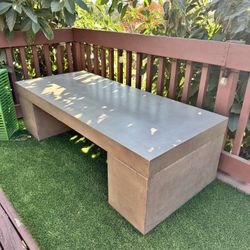 Cement Bench Or Coffee Table 