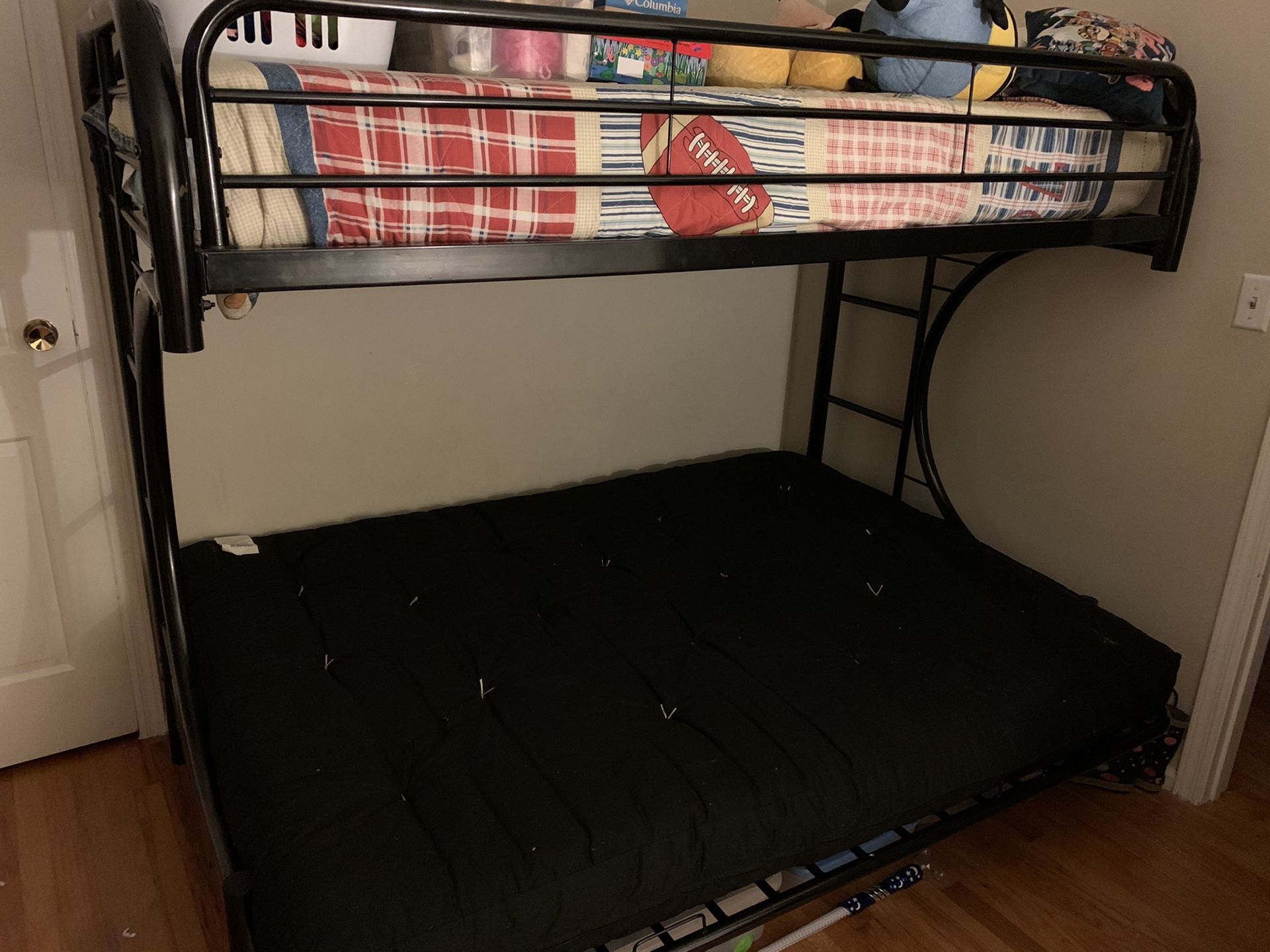 Eclipse Bunk bed by Acme furniture Full size bottom with futon mattress