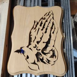 Custom Woodwork Praying Hands