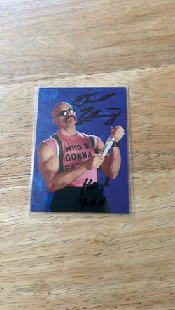  WWF Superstarz #68 Paul Ellering  Autograph