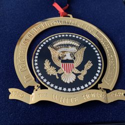 White House Presidential Bicentennial Edition Christmas Ornament 1989