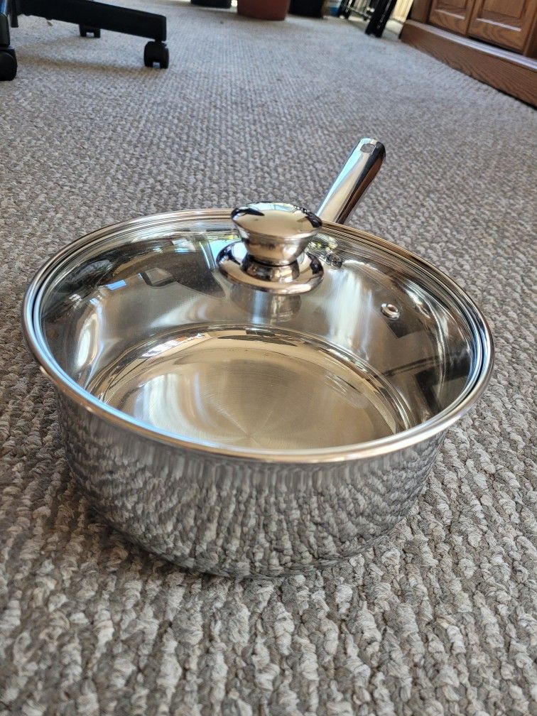 New Stainless Steel Cookware Pot With Lid