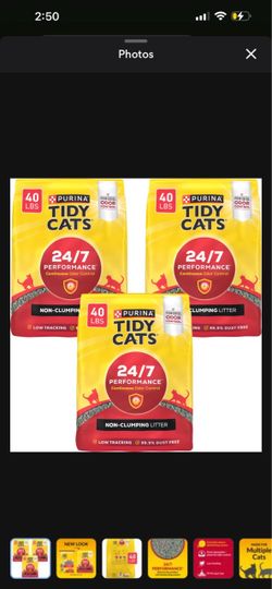40lb Tidy cats litter bags