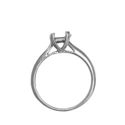 BLANK RING SETTING Solid 925 Sterling Silver (vintage/antique Silver COLOR) Ring Setting ONLY, Empty Blank Ring for Custom Made Ring Womens Jewelry 