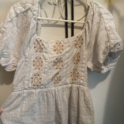 White Off The Shoulder Shirt