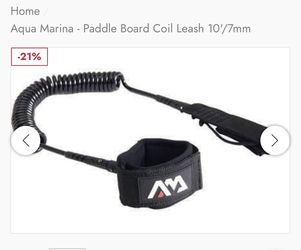 Aqua Marine Coil Leash For Paddle board