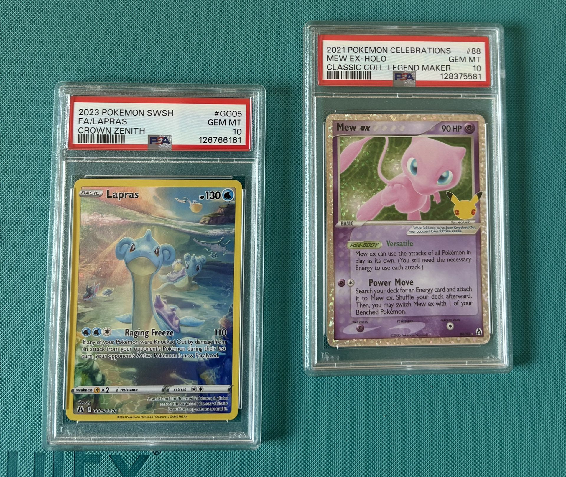 Mew Ex And Lapras