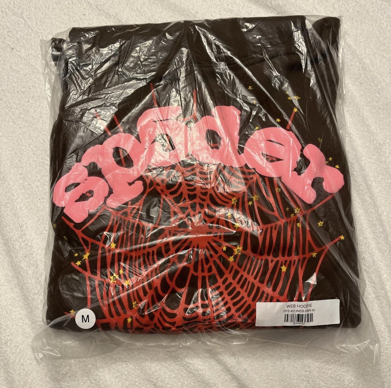 Brown Spider Web Hoodie 