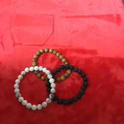 3 Beaded Braclets