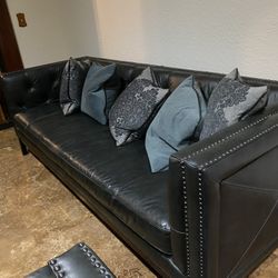 Almost New Leather Sofas