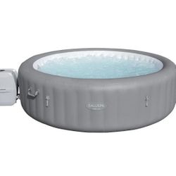 SaluSpa Grenada AirJet Inflatable Circle Hot Tub Spa 6-8 Person with Pump #P09146