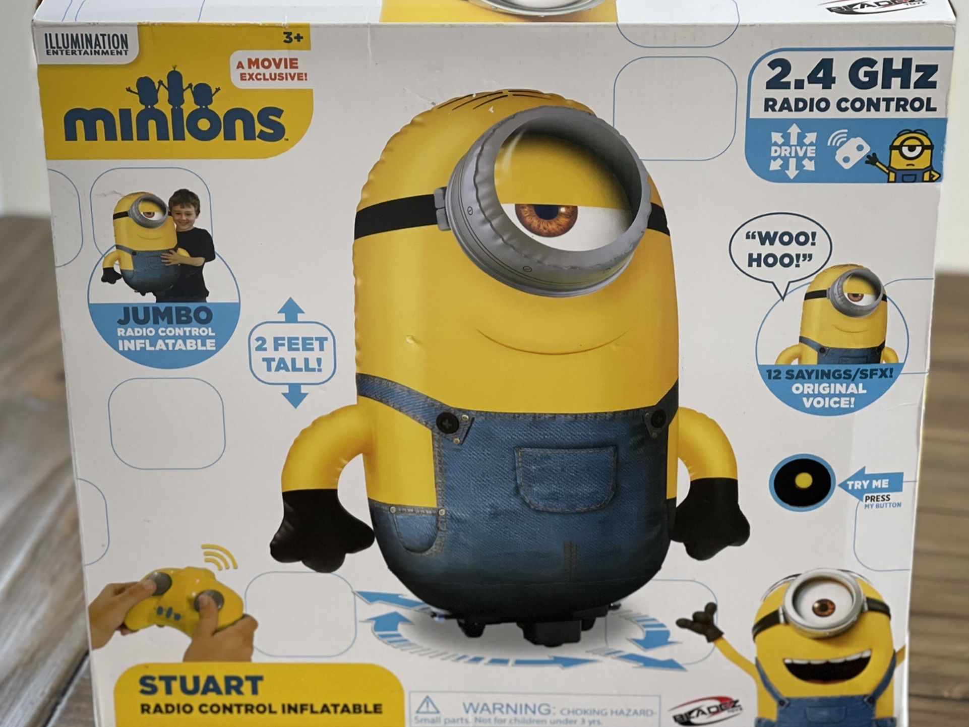 New in box R/c Minion, stuart