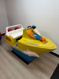 Coin Operated Coast Watch Boat Kiddie Ride