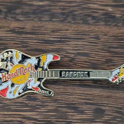 Hard Rock Cafe Bangkok Patchwork Charvel Spectrum George Lynch Guitar Pin 