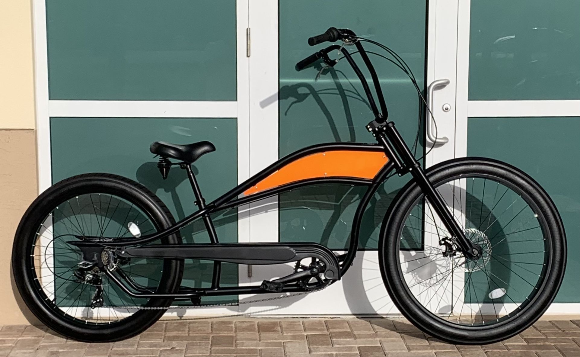26" Micargi Seattle SS 7-Speed Stretch Cruiser Bicycle