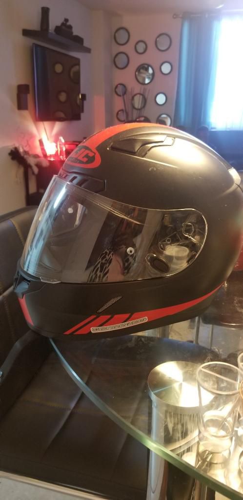 Motorcycle helmet and vest