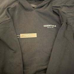 Black Essentials Hoodie 