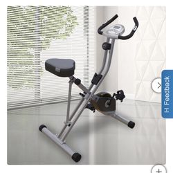 Exerpeutic Upright Folding Bike with Airsoft Seat