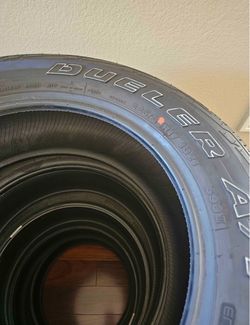 Bridgestone dueler all terrain tires 17”