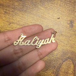 14k Name Plate