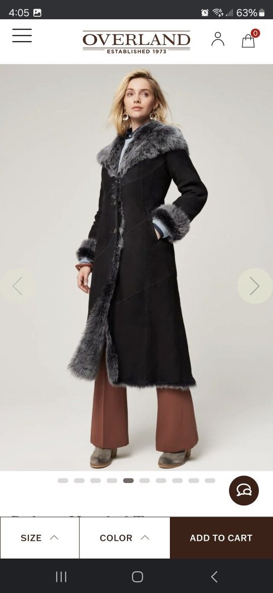 Overland Dakota Hooded Toscana Sheepskin Coat for Sale in Portland OR OfferUp
