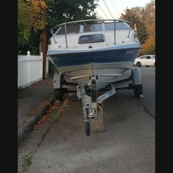 2016 New EVINRUDE 115hp With 1989 BAYLINER Boat 8500 Or Trade For Camper