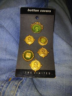 Antique button covers