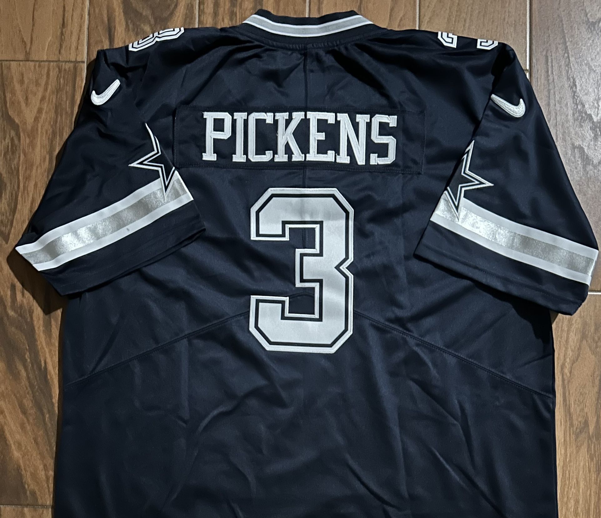 Cowboys Pickens Men’s XL Stitched Blue jersey