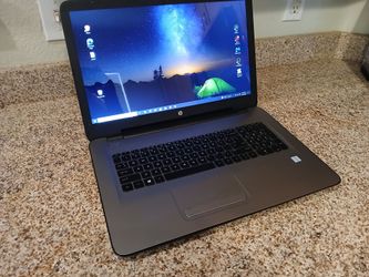 HP 17.3" 8gb Ram, 1TB hdd laptop new battery