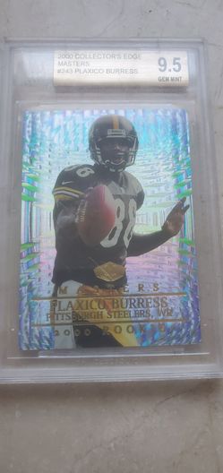 2000 Collector's Edge Masters Plaxico Burress Rookie BGS 9.5