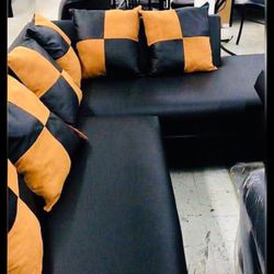 L Sectional Furniture Pillows Included. Brand New