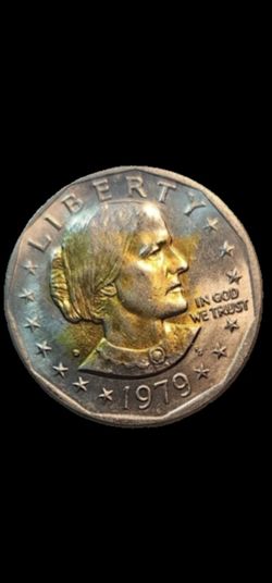 USA , SUSAN B ANTHONY DOLLAR D with erros.