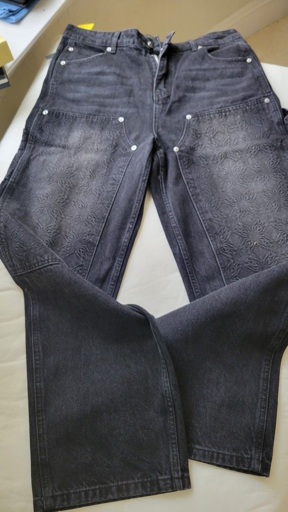 Men Carpenter Baggy Jeans