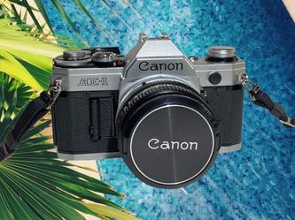 Canon AE-1 35mm Film Camera + Sharp FD 50mm f/1.8 Lens (Tested & Ready to Shoot!)