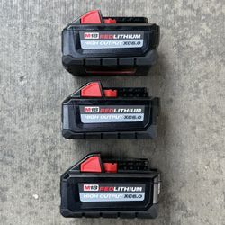 6.0 Batteries High Output Milwaukee M18 (each)