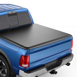 6.9Ft Soft Roll Up Truck Bed Tonneau Cover for 2020-2024 Chevy Silverado/GMC Sierra 2500 HD 3500 HD 6.9 Ft (82.2") Fleetside Bed, Waterproof and Easy 
