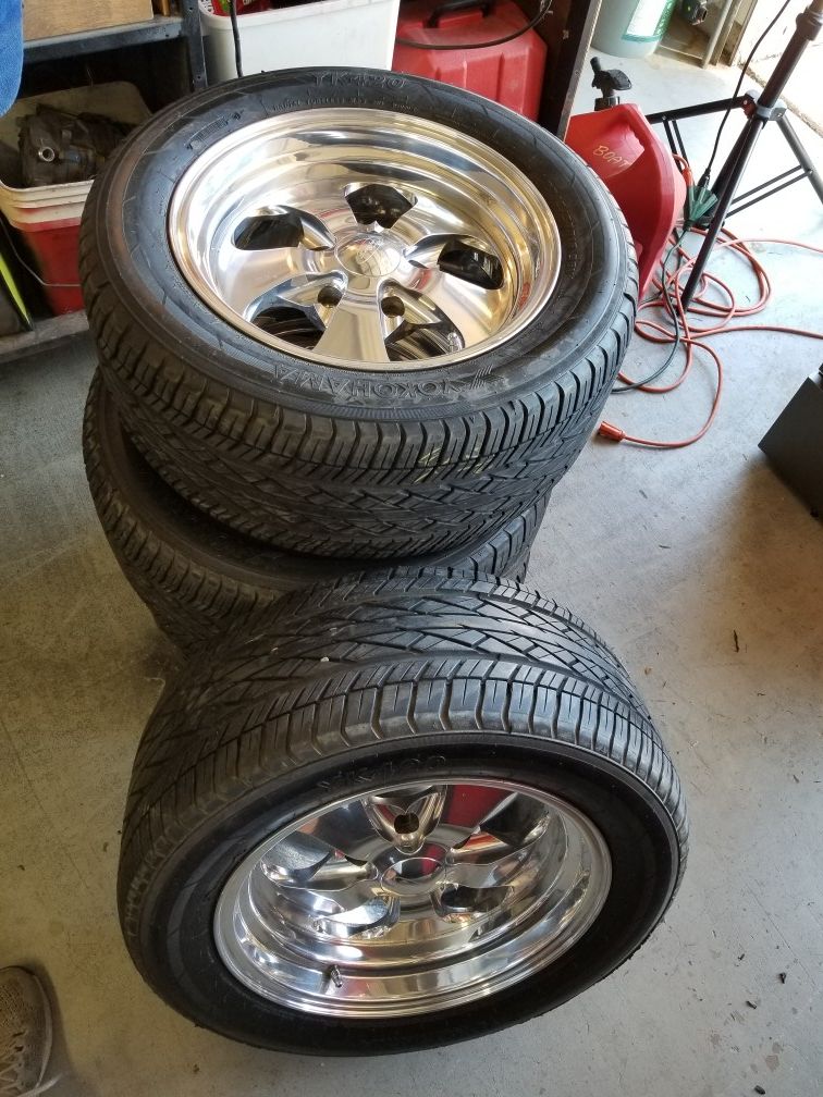 Polished billet 16x10 Eagle wheels